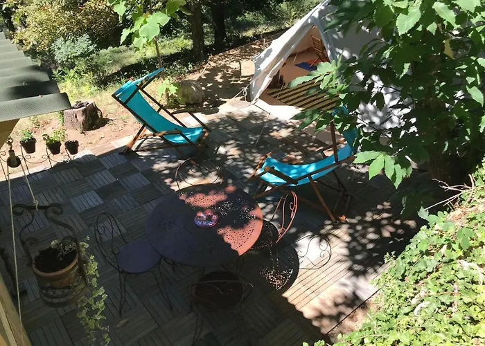 Le Petit Refuge Du Val D'emeraude 럭셔리텐트